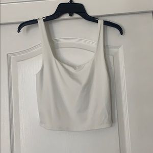 Forever 21 white crop tank top